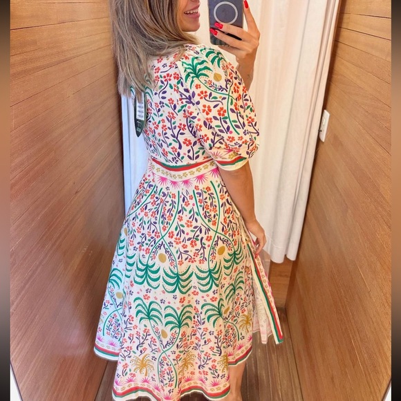 FARM Rio Summer Afternoon Dress Size S - Picture 3 of 10